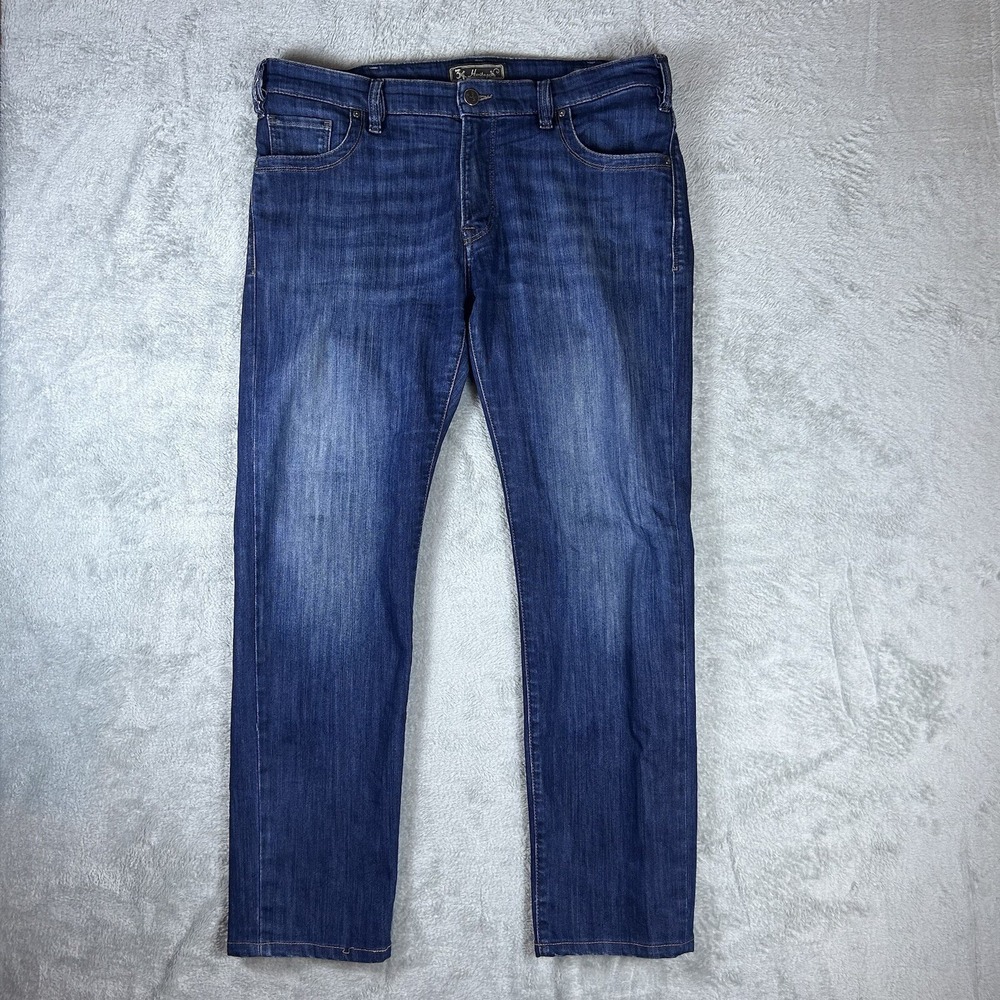 34 Heritage‎ Courage Jeans Mens 38x34 (Fits 38x31) Straight Stretch